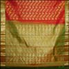 Designer Rust color brocade kanjeevaram silk saree DSA-134 - Click here to View more details about this Product